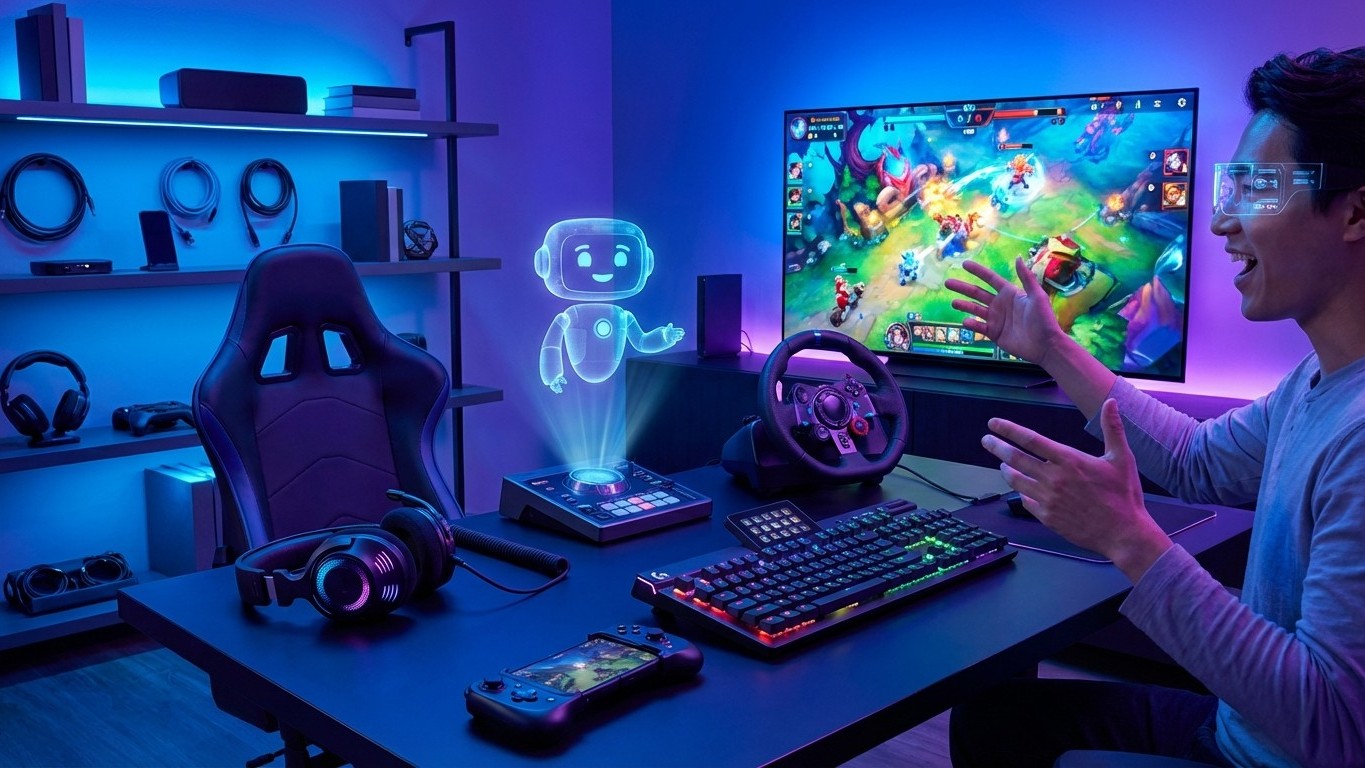 Jeux vidéo et IA : 7 gadgets connectés qui changent ta gaming room en 2026