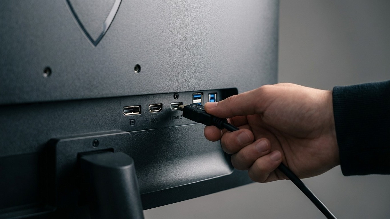 J'ai branché mon écran gaming sur le mauvais port pendant deux ans sans le savoir