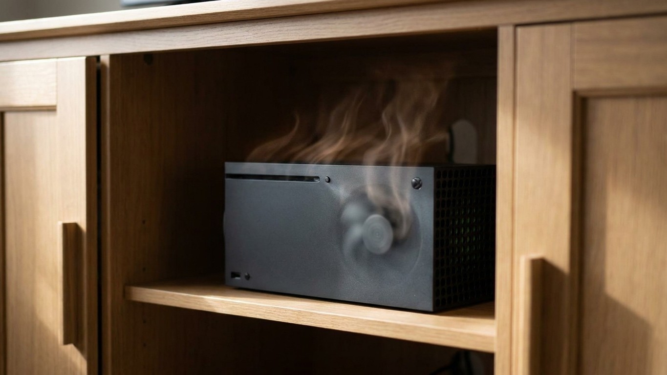 « Je pensais que le ventilateur était juste bruyant » : pourquoi une console qui souffle dans un meuble fermé est un signa...