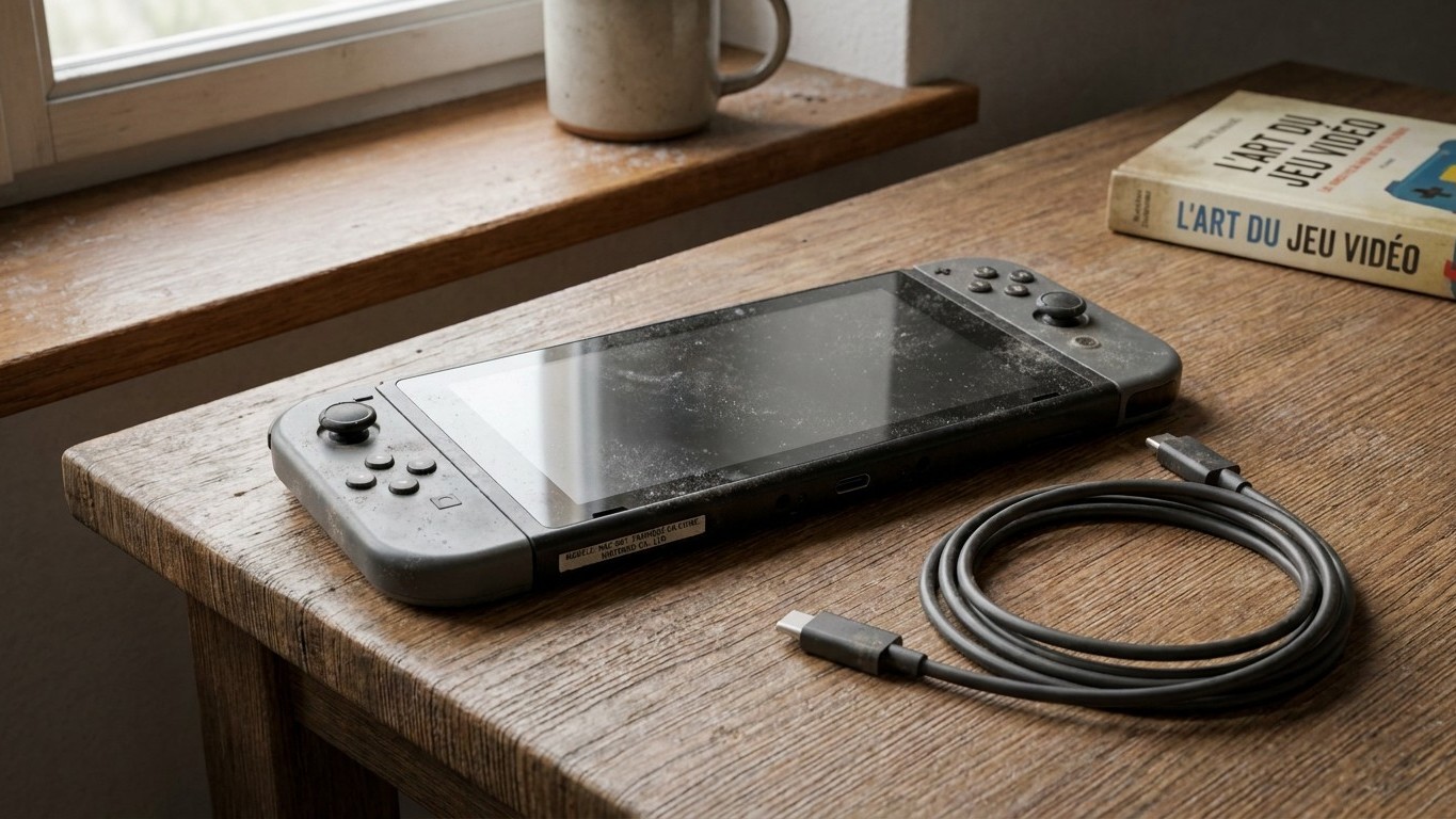 C'est officiel pour la Nintendo Switch : une console laissée à plat quelques mois refuse de se recharger, et le chargeur n...